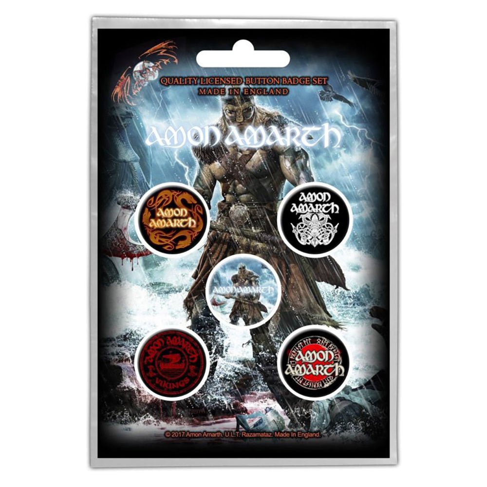AMON AMARTH アモンアマース - Jomsviking / バッジ - PGS